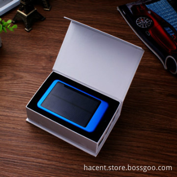 5000mah solar power bank  and charger with polymer battery